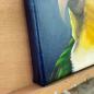 Preview: Caique, white-bellied parrot original acrylic parrot painting