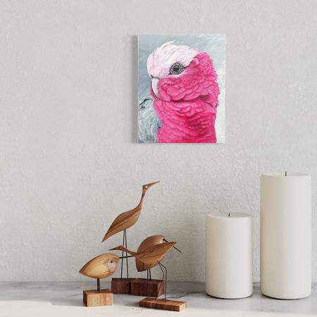 Rosakakadu Galah. Papagei Acrylgemälde