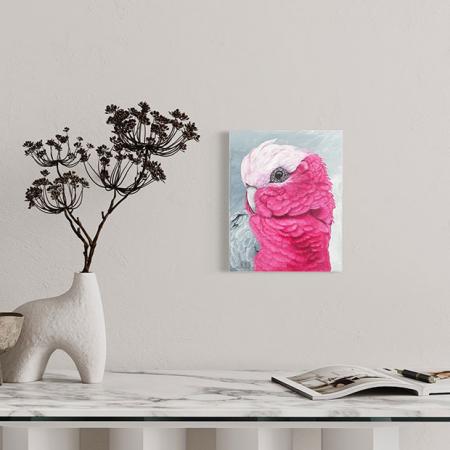 Rosakakadu Galah. Papagei Acrylgemälde
