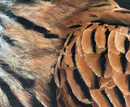 Rotmilan. Acrylgemälde