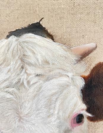 Cow original acrylic painting