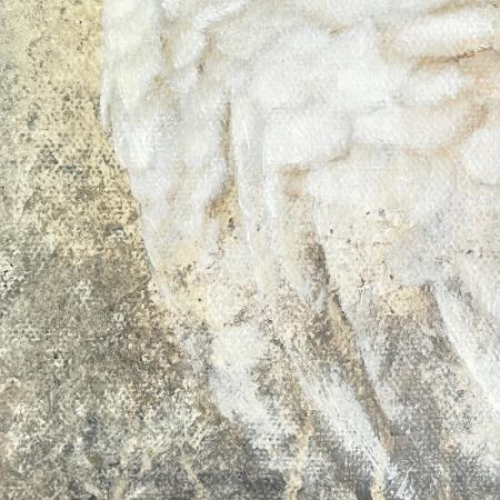 Yellow-crested Cockatoo original acrylic parrot painting