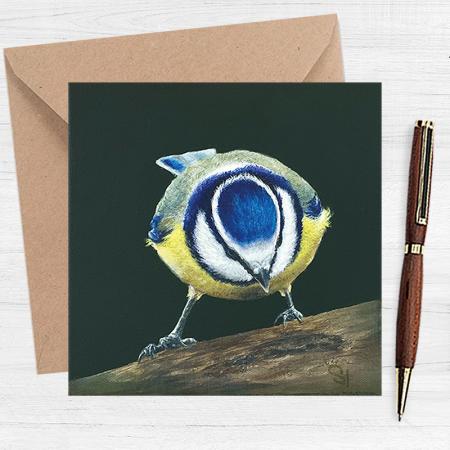 Grusskarte Blaumeise