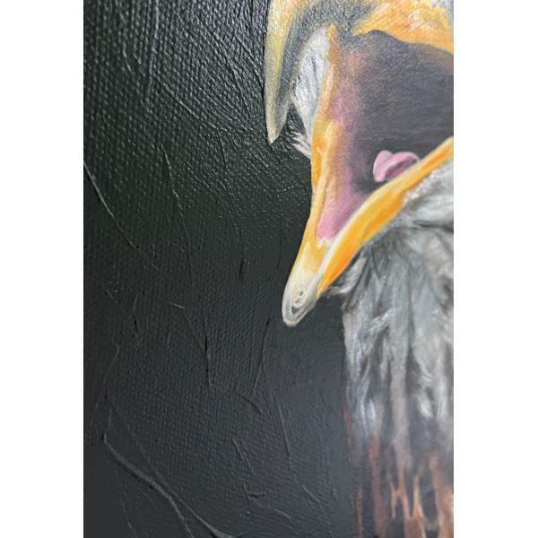 Rotmilan. Acrylgemälde