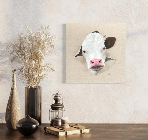 Cow original acrylic painting