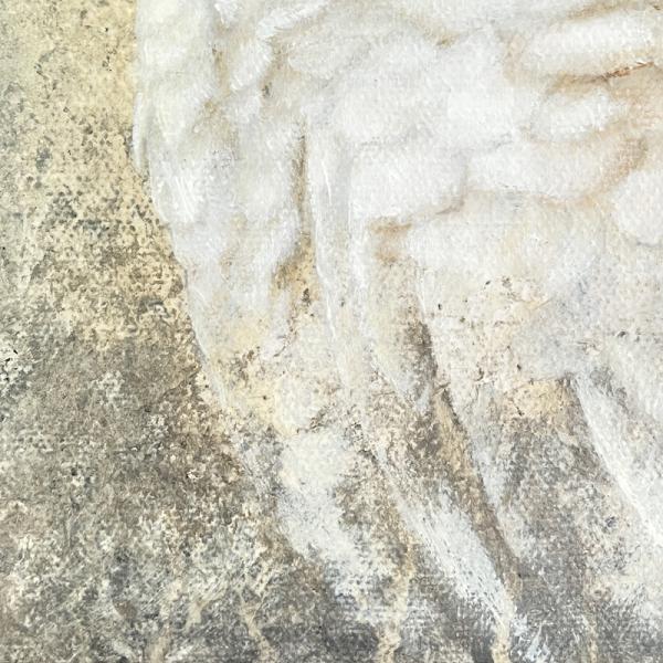 Yellow-crested Cockatoo original acrylic parrot painting