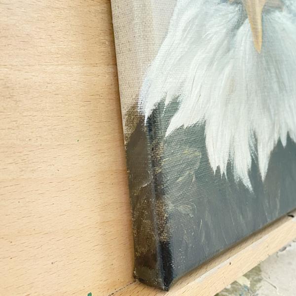 Bald Eagle original acrylic bird of prey painting