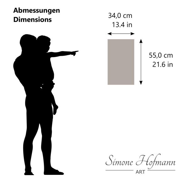 Abmessungen des Gemäldes
