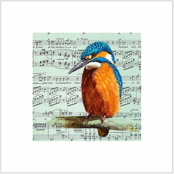 Kingfisher wall art print